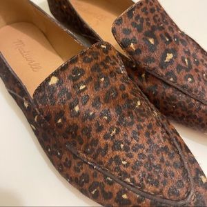Madewell Frances Skimmer Flat: Calf Hair Leopard Print